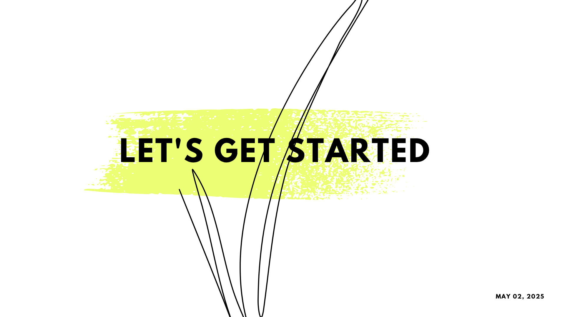 Let's get started
